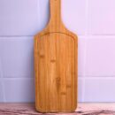 Tabla De Picar Con Mango Madera Rectangular Mediana 16X44X1Cm