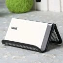 Organizador De Oficina Tarjetero Metálico