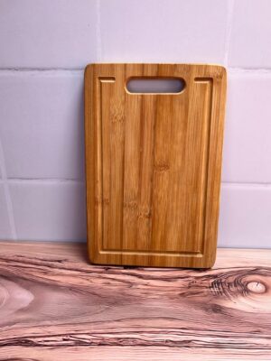 Tabla De Picar Rectangular Madera Mediana 20X30X15Cm