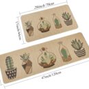 91Ah7oFqQWL._AC_SL1500_ Set de tapetes de lino: Elegante, absorbente y duradero. Perfecto para tu cocina.