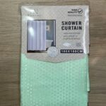 Cortina De Baño En Tela Polyester Colores Pastel