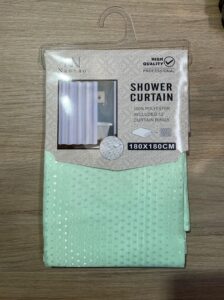 Cortina De Baño En Tela Polyester Colores Pastel