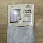 Cortina De Baño En Tela Polyester Colores Pastel