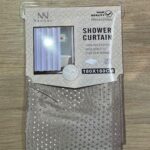 Cortina De Baño En Tela Polyester Colores Pastel