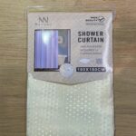 Cortina De Baño En Tela Polyester Colores Pastel