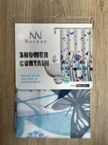 Cortina Para Baño 50% Eva 50%polietileno