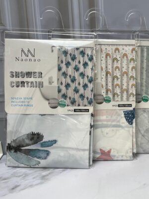 Cortina Para Baño 50% Eva  50% Pe 180X180Cm