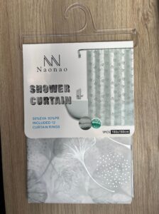 Cortina Para Baño 50% Eva 50%polietileno