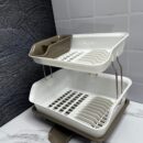 Escurridor Plástico 2 Pisos Grande