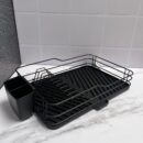 Escurridor Metálico Practico Negro