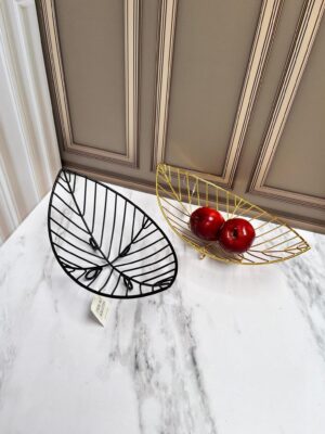 Frutero Metalico Grande Dorado 38X21X15Cm