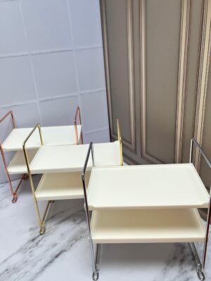 Organizador Metalico Rectangular Decorativo De 3 Colores 254X17X279Cm