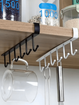 Organizadora Ganchos Para Posillos Cocina 265X13X75Cm