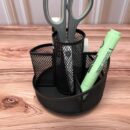 Organizador De Oficina Giratorio Grande 13X13Cm