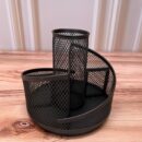 Organizador De Oficina Giratorio Grande 13X13Cm