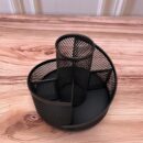 Organizador De Oficina Giratorio Grande 13X13Cm