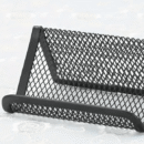 Organizador De Oficina Tarjetero Metálico