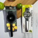 Exprimidor Metalico Grande Fino Negro Metal 22X72Cm