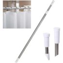 Barra Extensible Para Cortina De Baño Acero Inoxidable