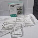 Organizador de baño o cocina x 2 unds Con Adhesivos  Esquinero Metálico