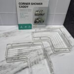 Organizador de baño o cocina x 2 unds Con Adhesivos  Esquinero Metálico