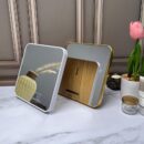 Espejo Dorado Con Basevidrio/Mdf 155X155Cm