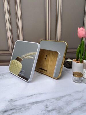 Espejo Dorado Con Basevidrio/Mdf 155X155Cm