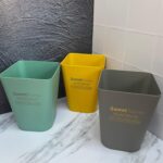 Canecas Moderna Cuadrada Grande 23X23X30Cm