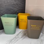 Canecas Moderna Cuadrada Grande 23X23X30Cm