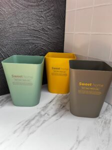 Canecas Moderna Cuadrada Grande 23X23X30Cm