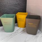 Canecas Moderna Cuadrada Grande 23X23X30Cm