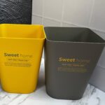 Canecas Moderna Cuadrada Grande 23X23X30Cm