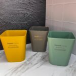 Canecas Moderna Cuadrada Mediana 19X19X235Cm