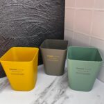 Canecas Moderna Cuadrada Mediana 19X19X235Cm