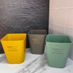 Canecas Moderna Cuadrada Mediana 19X19X235Cm