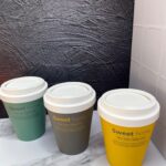 Caneca Forma Vaso De Cafe Con Tapa Mediana 21X21X27Cm