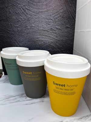 Caneca Forma Vaso De Cafe Con Tapa Grande 26X26X32Cm