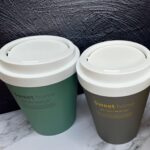 Caneca Forma Vaso De Cafe Con Tapa Grande 26X26X32Cm