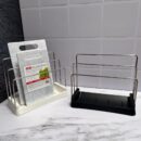 Organizador De Tabla De Picar O Tapas De Ollas Acero Inoxidable 28X13X23Cm
