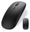 Mouse delgado Con receptor + Bluetooth Dual Mode Inalámbrico y recargable