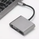 Adaptador HDMI y VGA con salida Tipo C