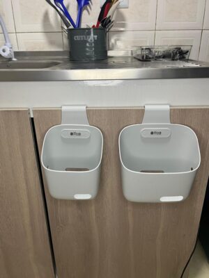 Caneca Peq Dos Piezas Con Aleta Para Puerta Facil Uso 14X10X18Cm