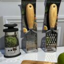 Rayador Huecos Pequeño Mango Madera Metal/Madera 24X6Cm