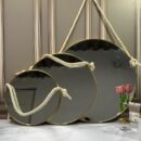 Espejo Pared Vidrio/Mdf 33Cm