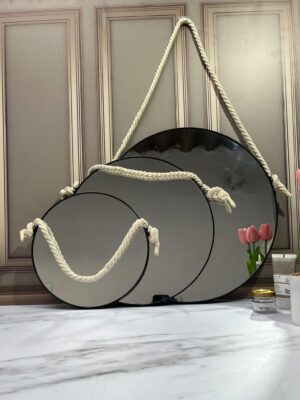 Espejo Pared Vidrio/Mdf 33Cm