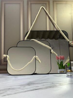 Espejo Pared Vidrio/Mdf 30X30Cm