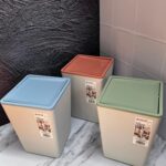 Caneca Tapa Giratoria Cuadrada Mediana 22X22X31Cm