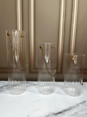 Florero Vidrio 9X25Cm