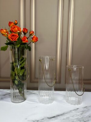 Florero Vidrio 9X30Cm