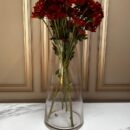 Florero Cristal Embudo 95X28Cm